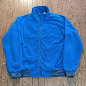 Vintage MEC Blue Full Zip Fleece Made in Canada - Size L